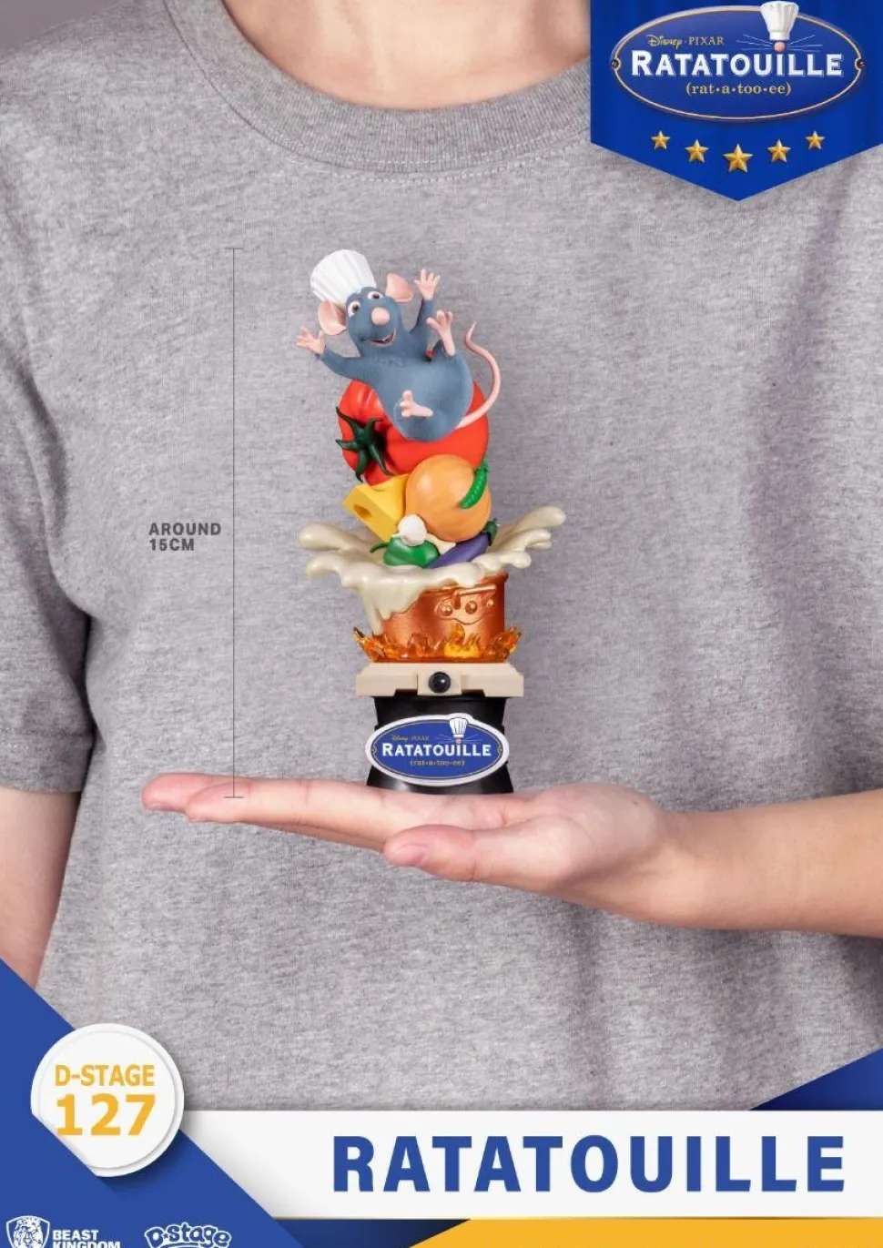 Ratatouille - Ratatouille D-Stage 6" Diorama Statue