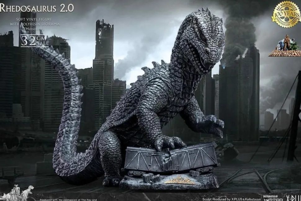Ray Harryhausen - Rhedosaurus (2.0) 12” Statue Monochrome Version