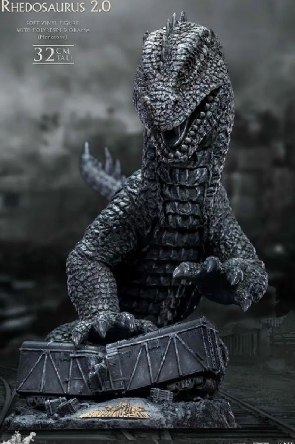 Ray Harryhausen - Rhedosaurus (2.0) 12” Statue Monochrome Version