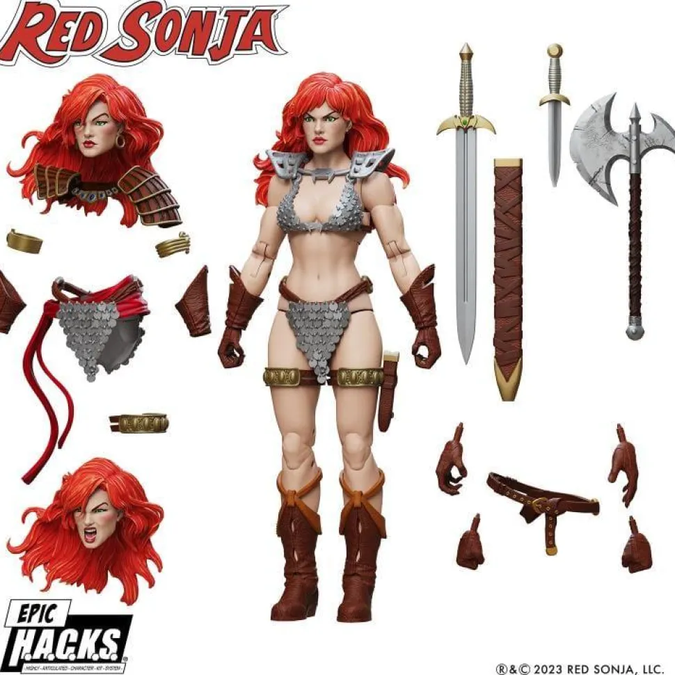 Red Sonja - Red Sonja 50th Anniversary Epic H.A.C.K.S. 1/12th Scale Action Figure