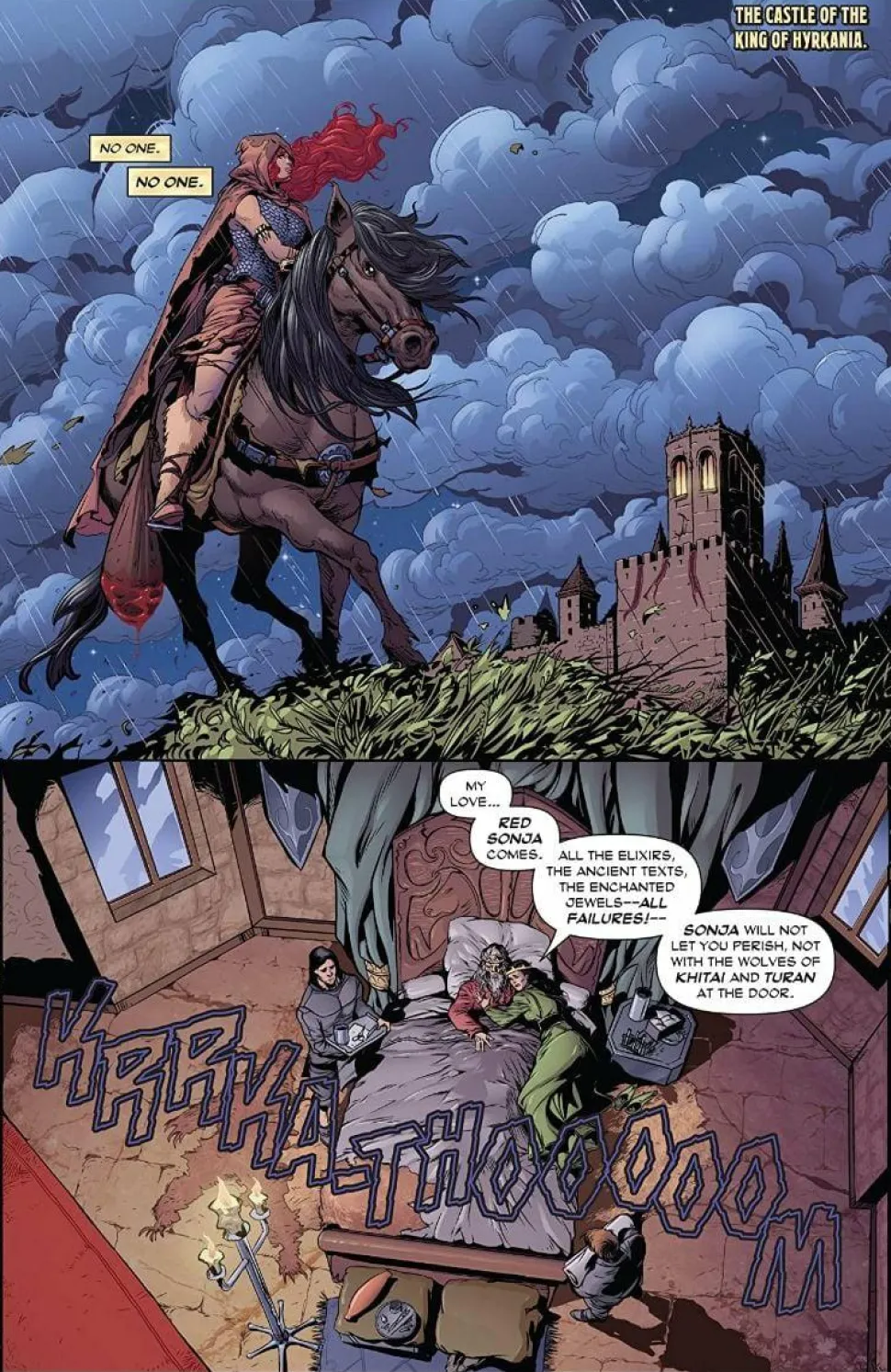 Red Sonja - The Falcon Throne Trade Paperback Book