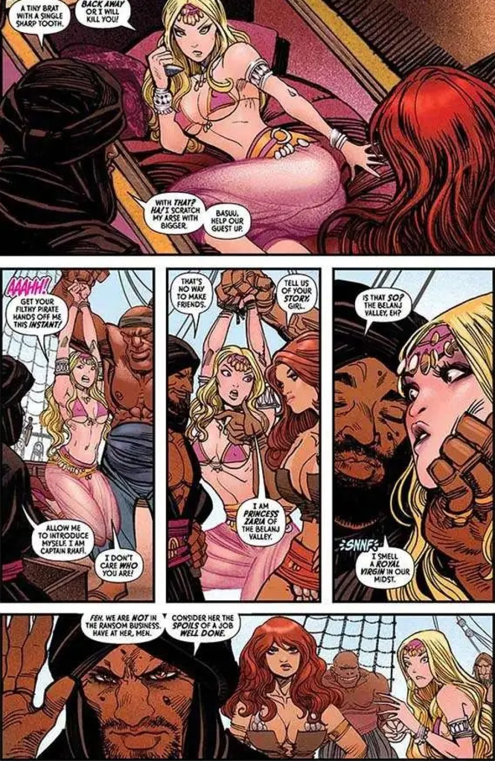 Red Sonja - The Invincible Red Sonja Hardcover Book