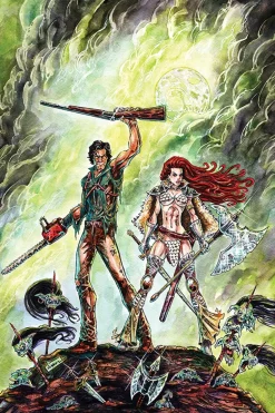 Red Sonja vs. The Army of Darkness - Issue #1 Single Issue Paperback Comic Book (1:15 Incentive Cover N Nikkol Jelenic Virgin Variant)