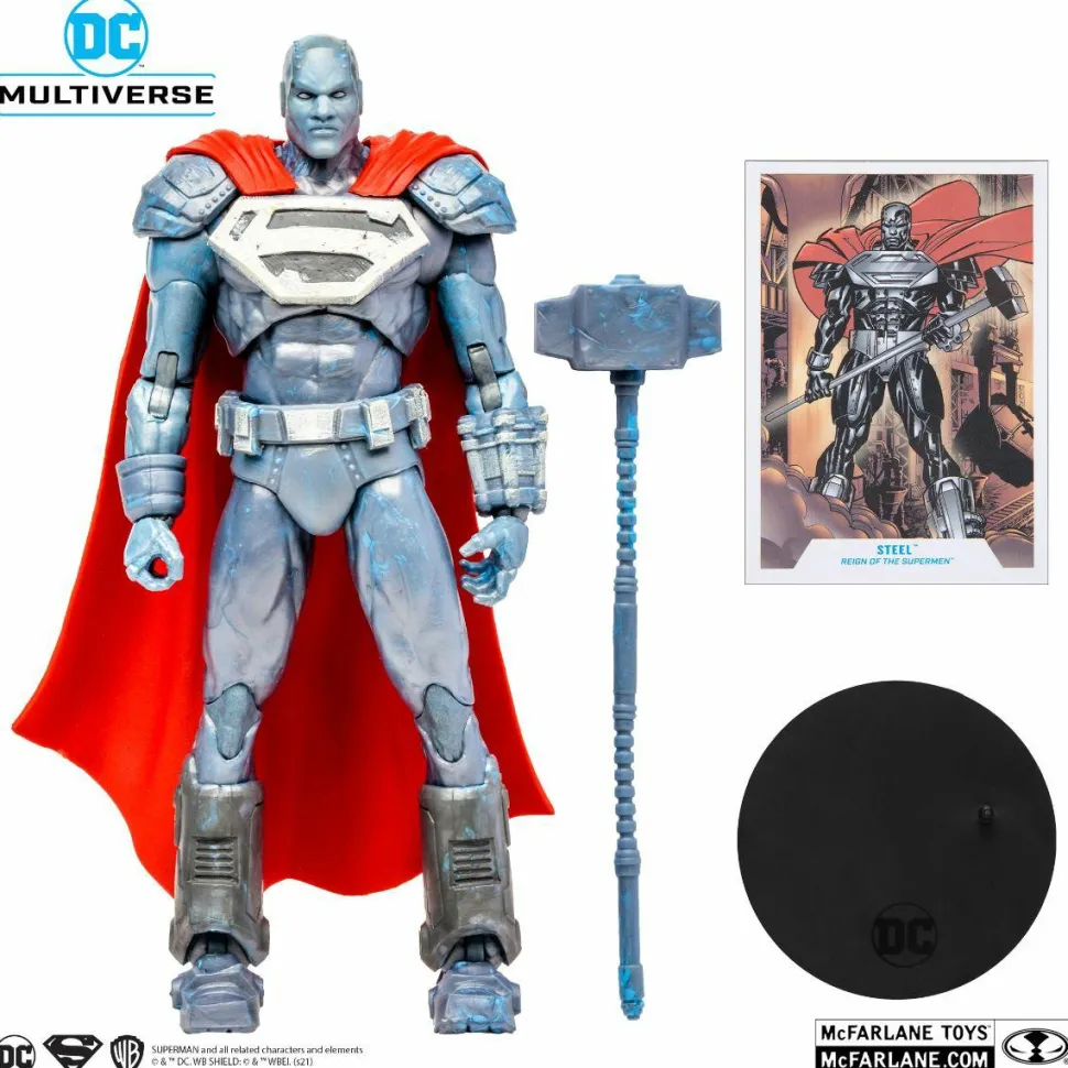 Reign of the Supermen - Steel DC Multiverse 7" Scale Action Figure
