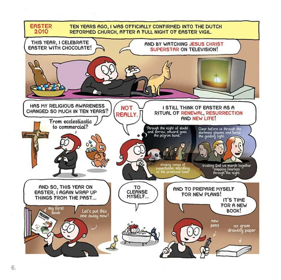 Religion: A Discovery in Comics by Margreet De Heer Hardcover Book