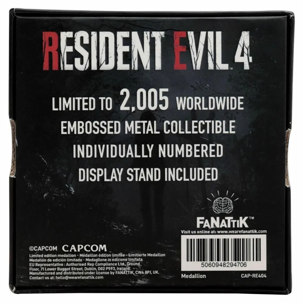 Resident Evil 4 - Salazar Family Insignia Limited Edition Metal Medallion