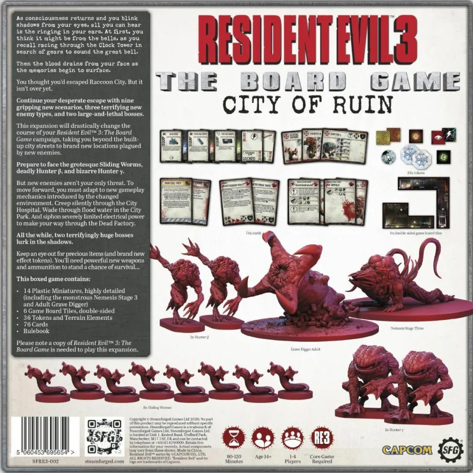 Resident Evil 3 - The Board Game The City of Ruin Expansion