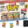 Retro Toys - Mr. Potato Head, Mrs. Potato Head, Play-Doh Container & Mystery Bitty Pop! Vinyl Figure 4-Pack