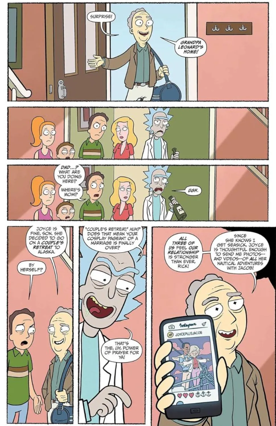 Rick and Morty - Deluxe Double Feature Volume 02 Hardcover Book