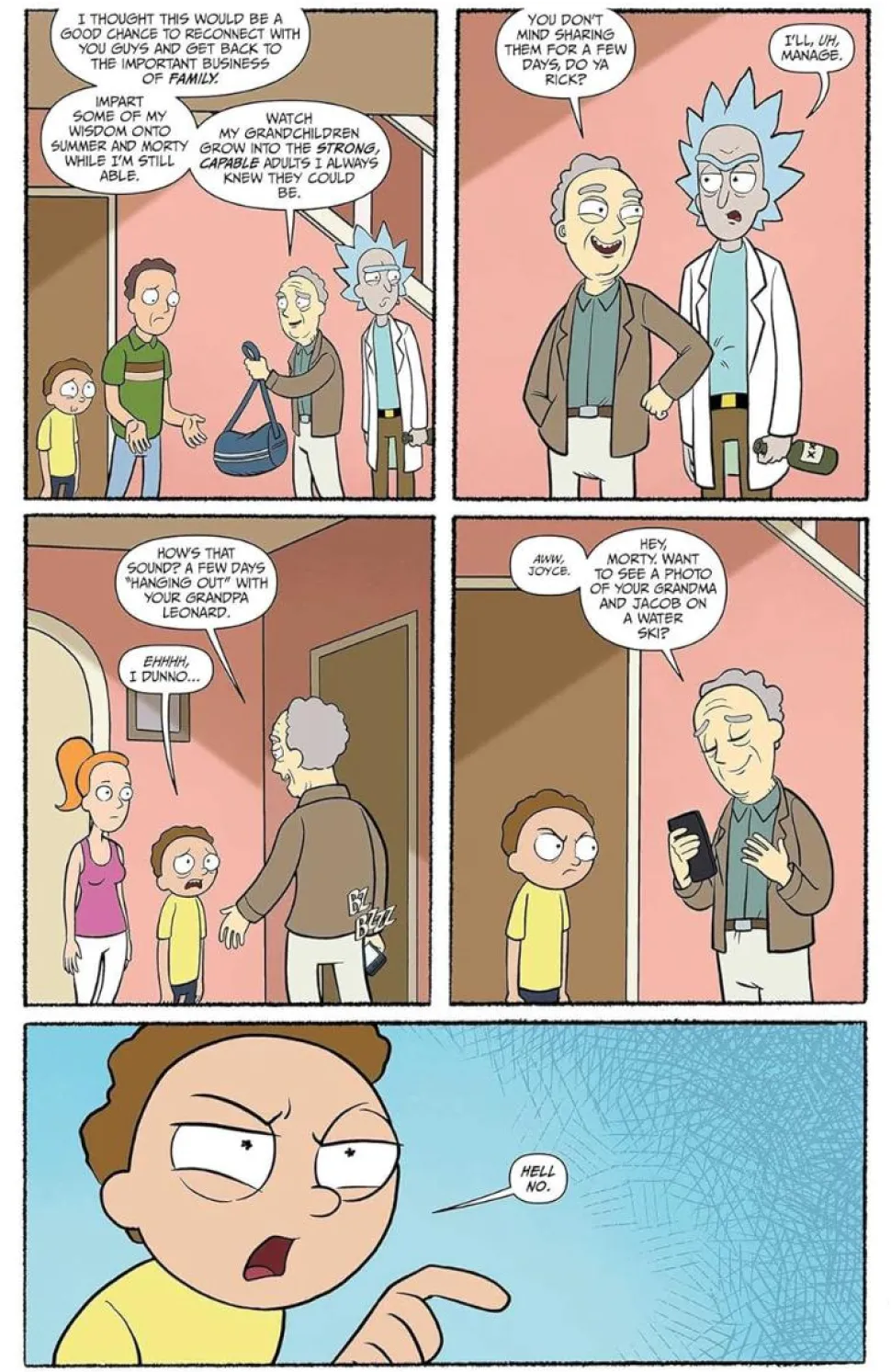 Rick and Morty - Deluxe Double Feature Volume 02 Hardcover Book