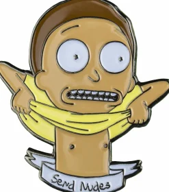 Rick and Morty - Morty Send Nudes Enamel Pin