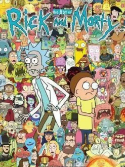 Rick and Morty - The Art of Rick and Morty Hardcover Book