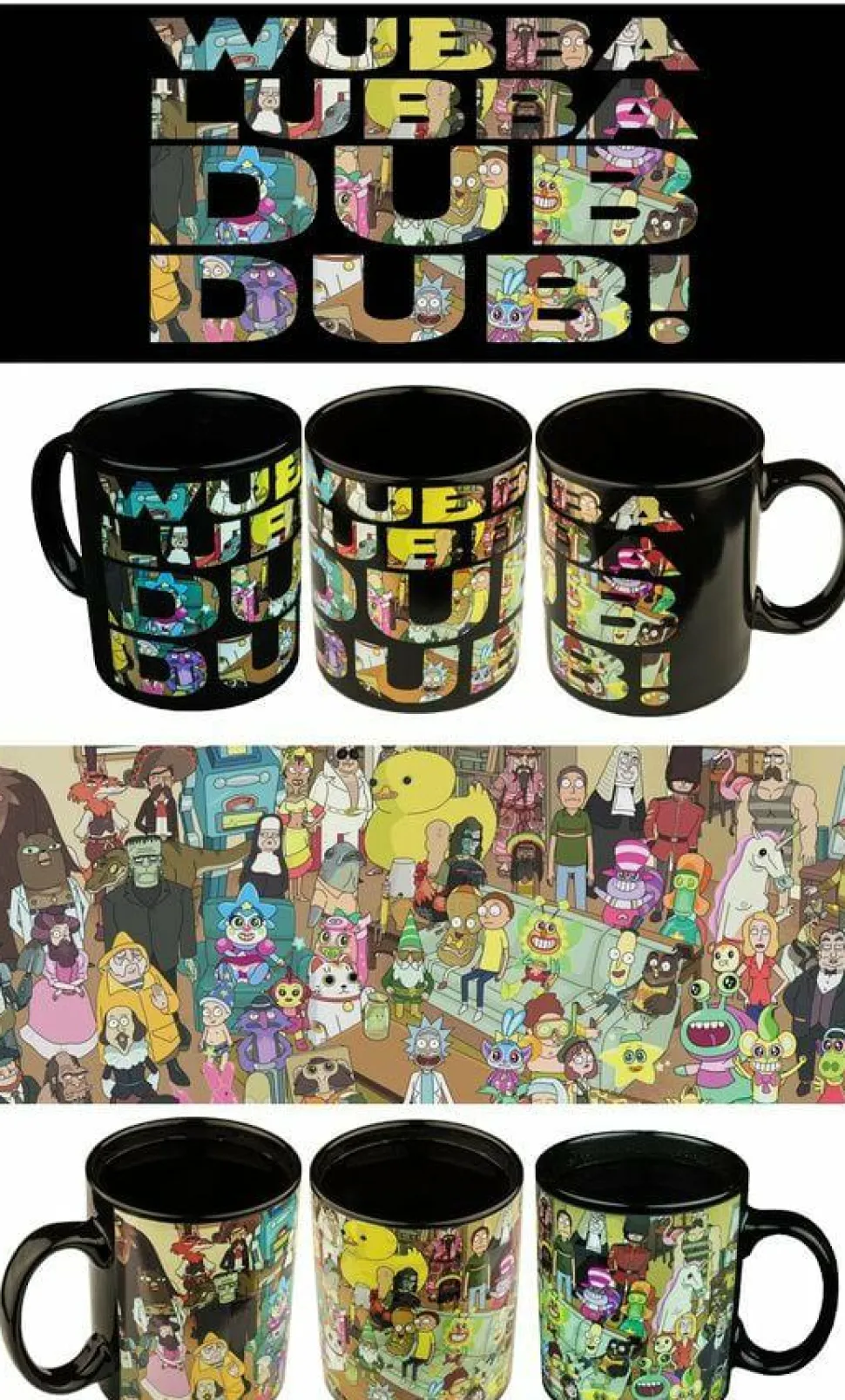 Rick and Morty - Total Rickall Heat Changing Coffee Mug
