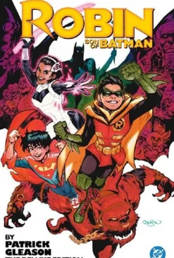 Robin, Son of Batman by Patrick Gleason The Deluxe Edition Hardcover Book