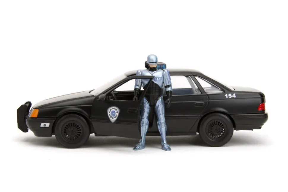 Robocop (1987) - Robocop & OCP Ford Taurus Hollywood Rides 1/24th Scale Die-Cast Vehicle Replica