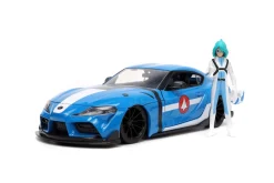 Robotech - Max Sterling & 2020 Toyota Supra Anime Hollywood Rides 1/24th Scale Die-Cast Vehicle Replica