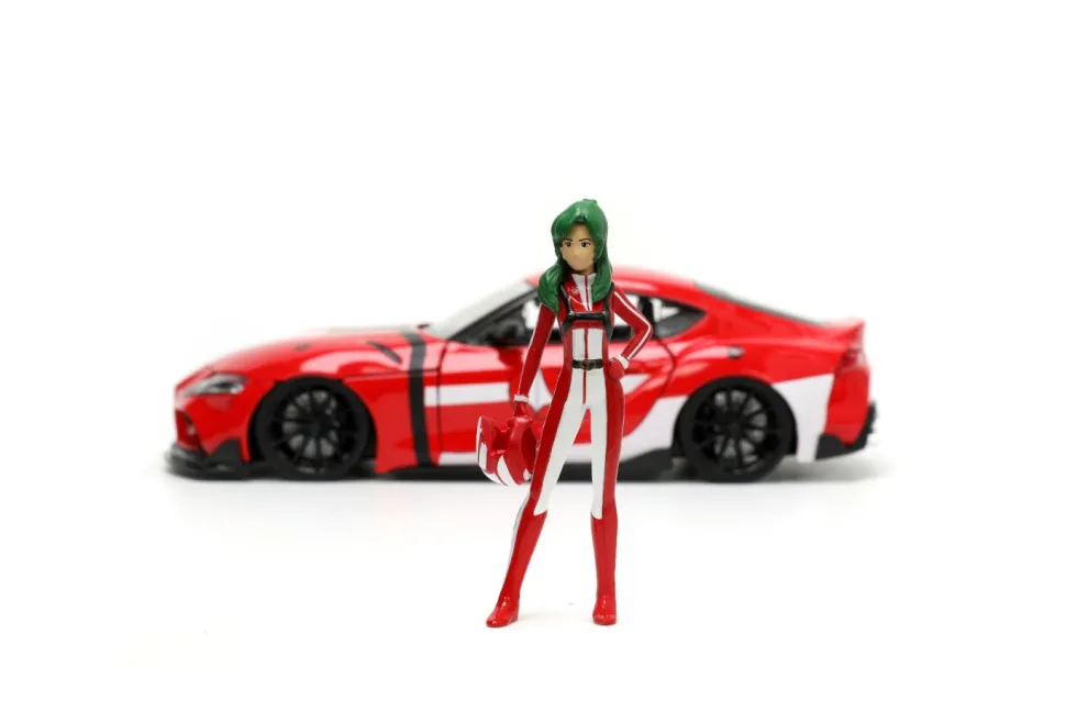 Robotech - Miriya Sterling & 2020 Toyota Supra Anime Hollywood Rides 1/24th Scale Die-Cast Vehicle Replica