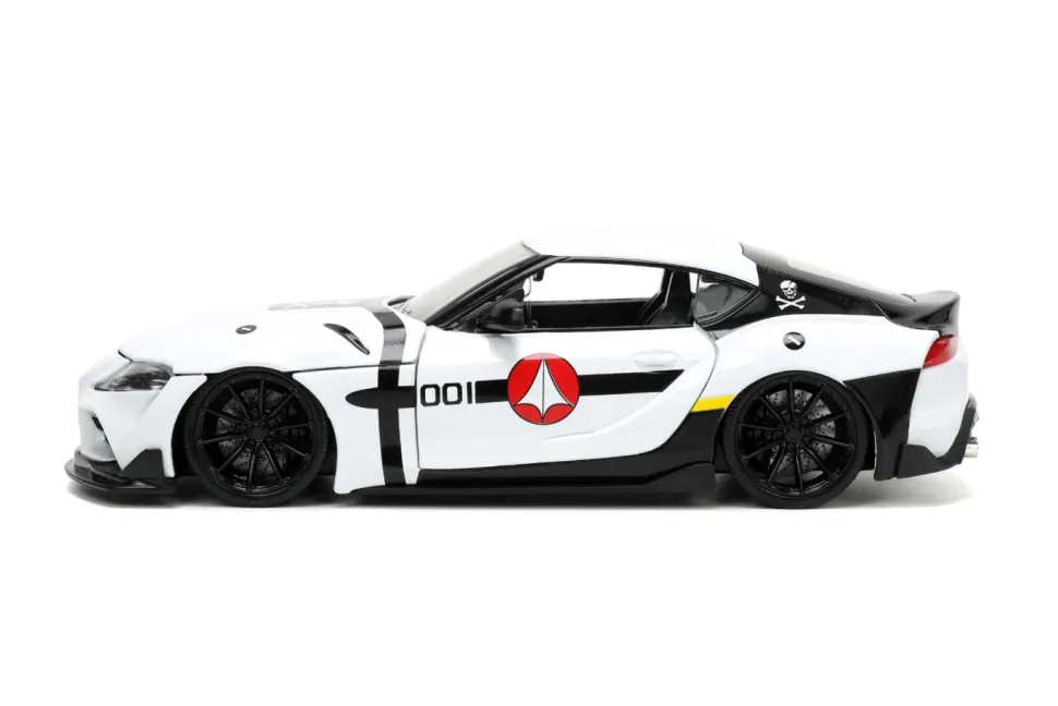 Robotech - Roy Fokker & 2020 Toyota Supra Anime Hollywood Rides 1/24th Scale Die-Cast Vehicle Replica