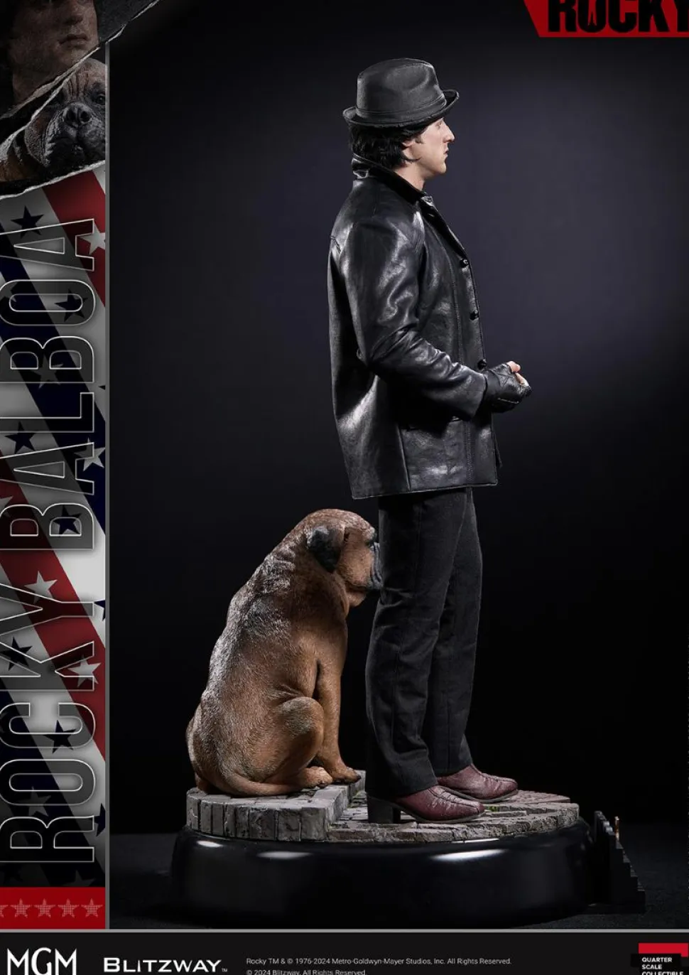Rocky (1976) - Rocky Balboa & Butkus 1/4th Scale Statue