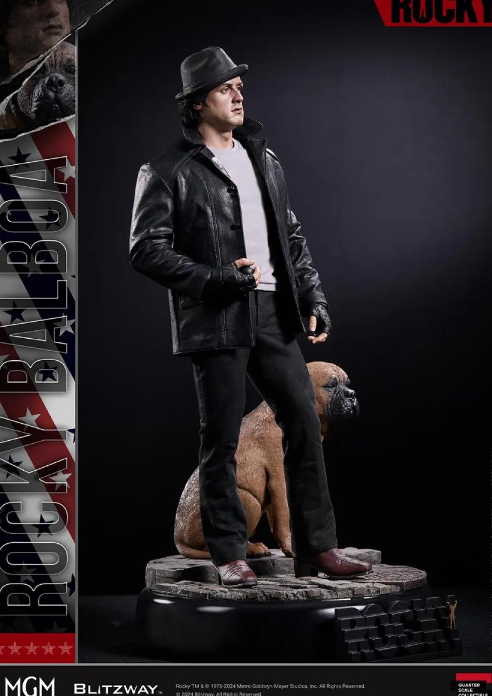 Rocky (1976) - Rocky Balboa & Butkus 1/4th Scale Statue