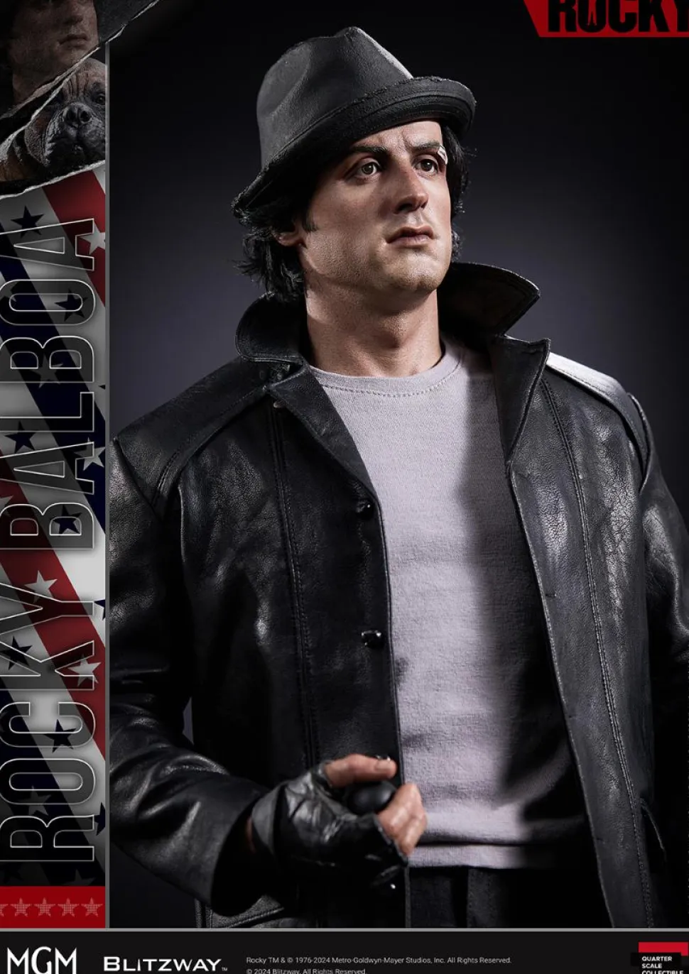 Rocky (1976) - Rocky Balboa & Butkus 1/4th Scale Statue