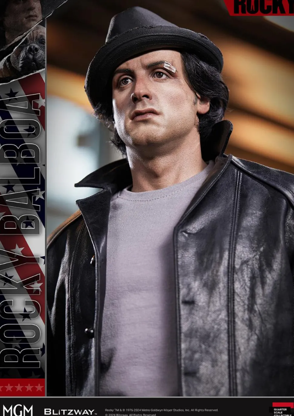 Rocky (1976) - Rocky Balboa & Butkus 1/4th Scale Statue