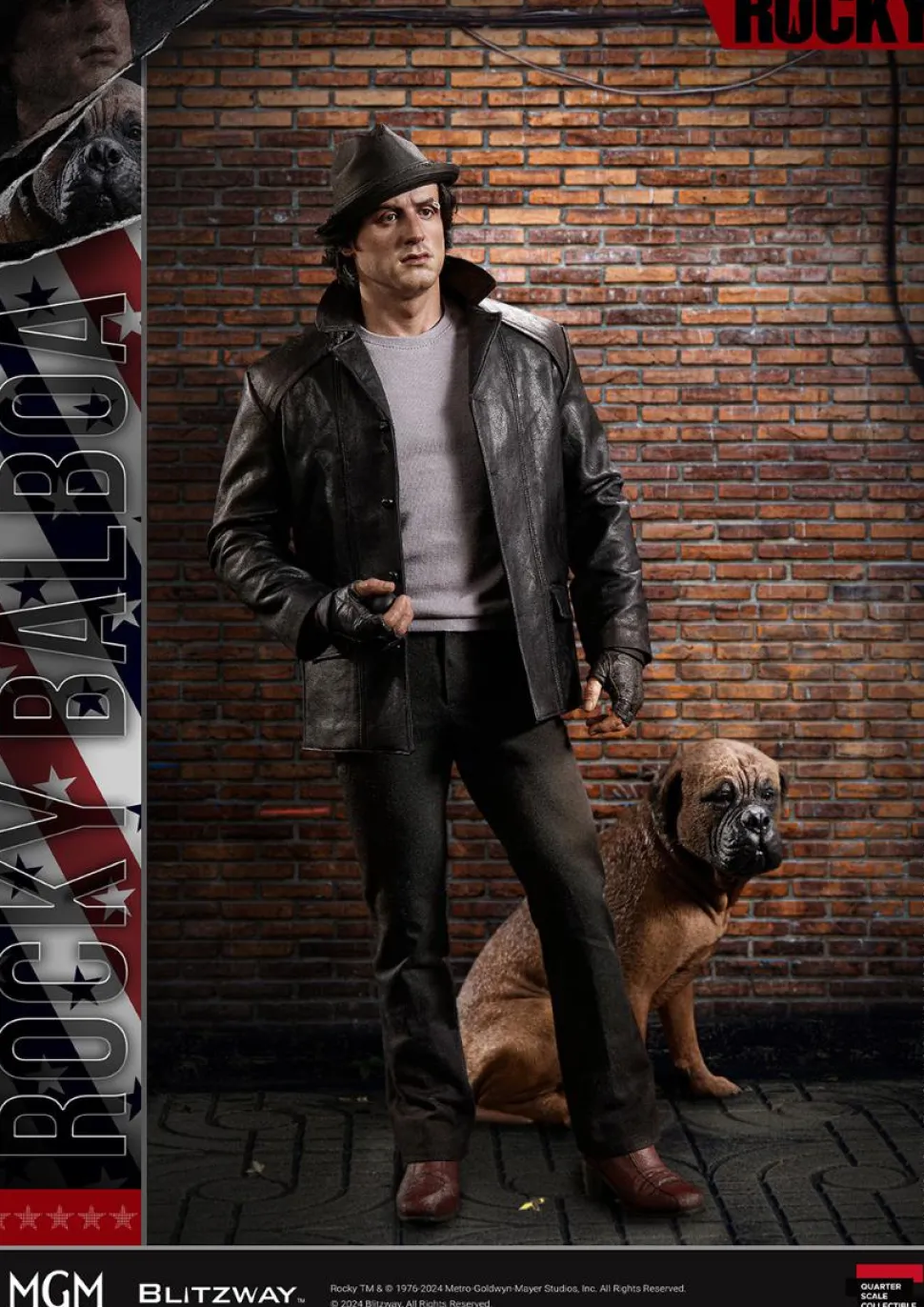 Rocky (1976) - Rocky Balboa & Butkus 1/4th Scale Statue