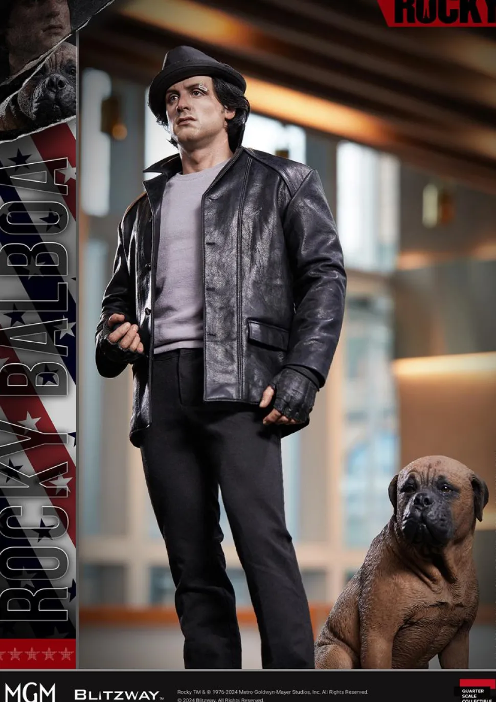 Rocky (1976) - Rocky Balboa & Butkus 1/4th Scale Statue