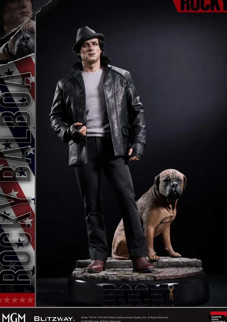 Rocky (1976) - Rocky Balboa & Butkus 1/4th Scale Statue