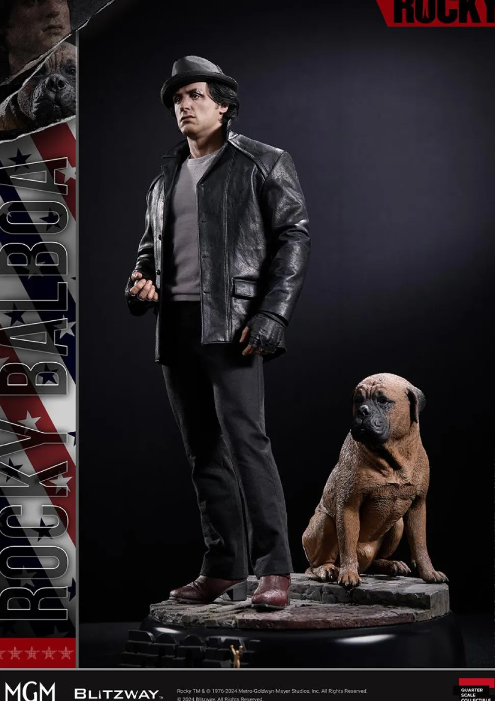 Rocky (1976) - Rocky Balboa & Butkus 1/4th Scale Statue