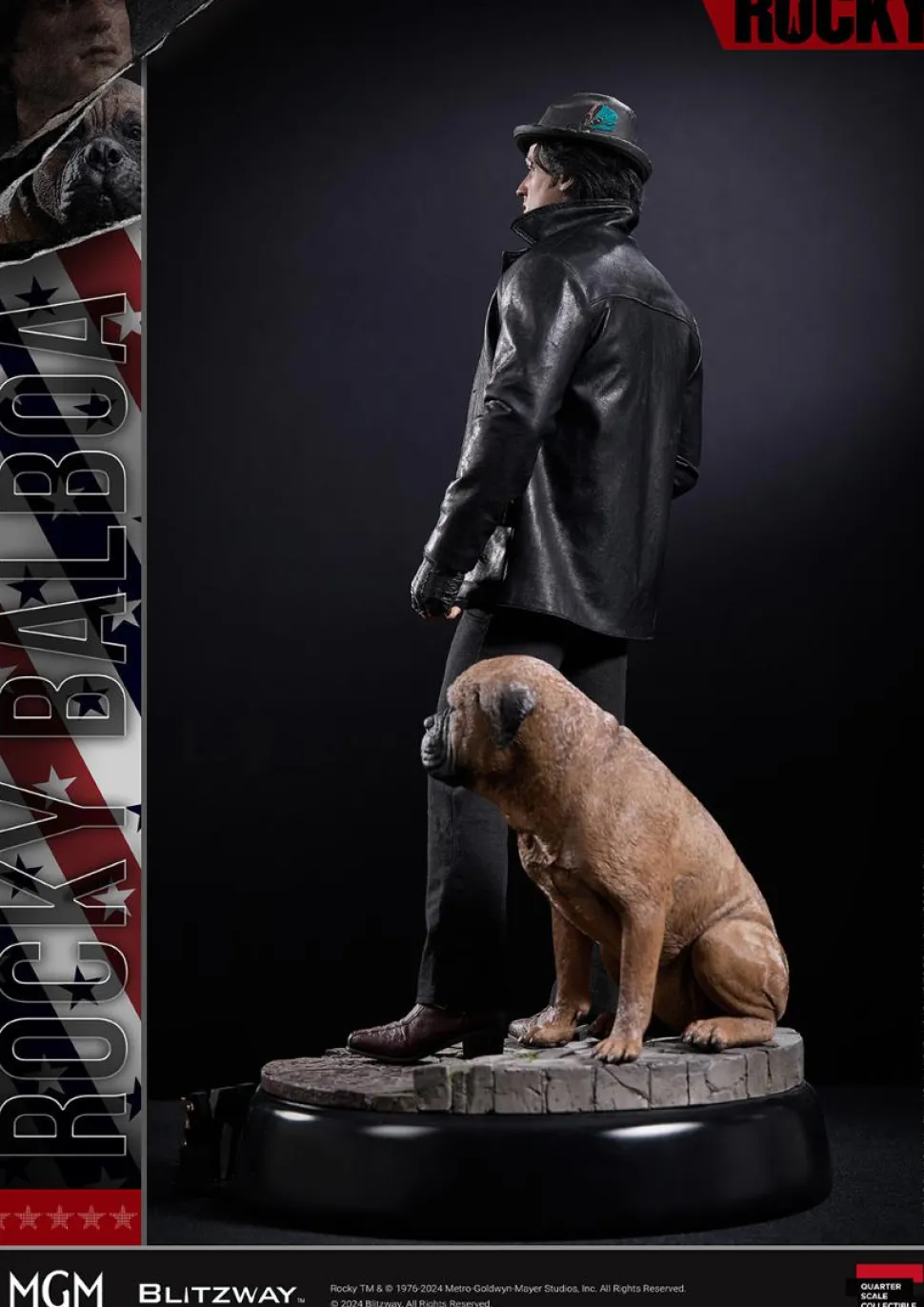 Rocky (1976) - Rocky Balboa & Butkus 1/4th Scale Statue