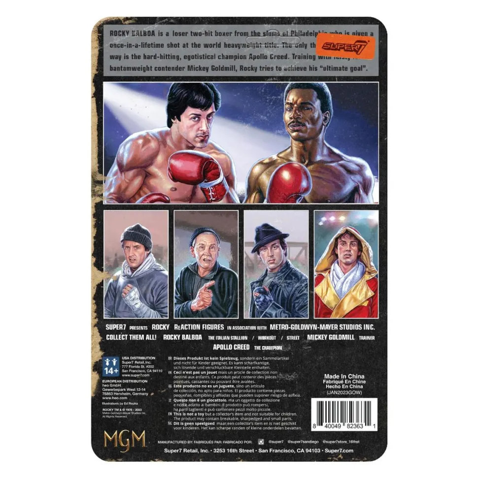 Rocky (1976) - Rocky Balboa (Street) ReAction 3.75" Action Figure (Wave 3)