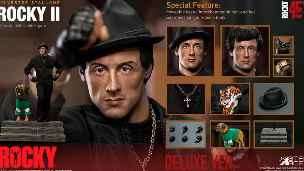 Rocky II - Rocky Balboa Deluxe 1/6th Scale Action Figure
