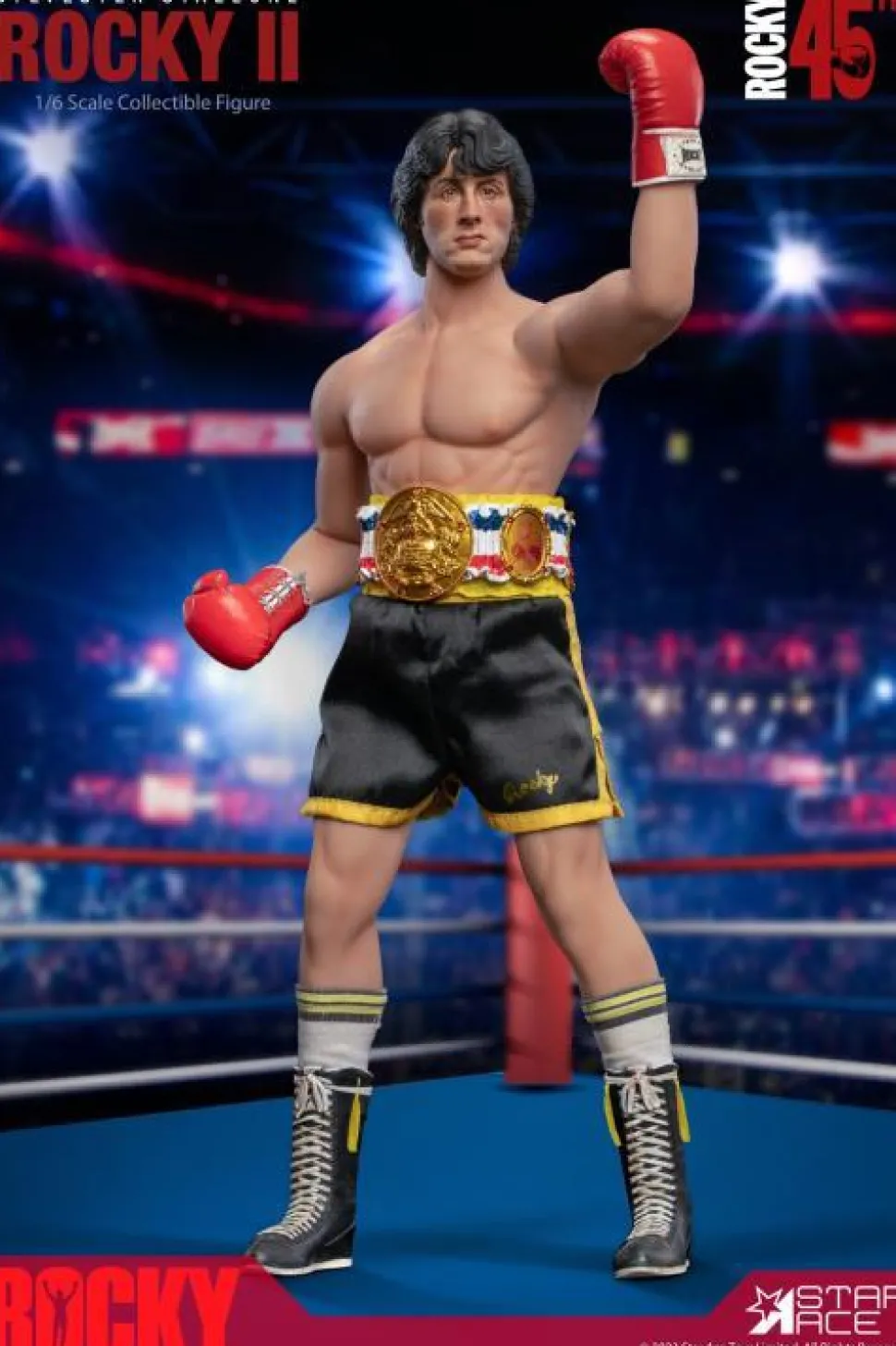 Rocky II - Rocky Balboa in Boxing Gear 1/6th Scale Action Figure