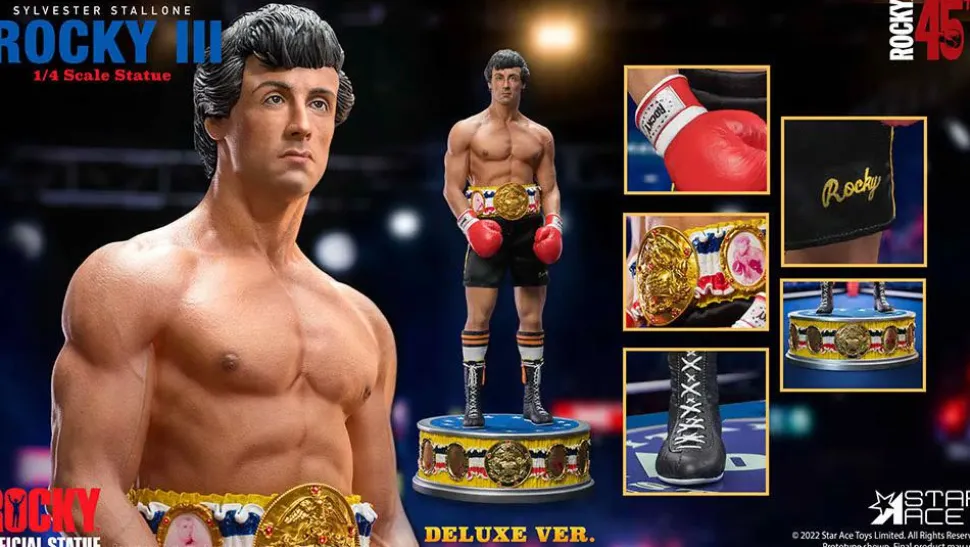 Rocky III - Rocky Balboa Deluxe 1/4 Scale Statue