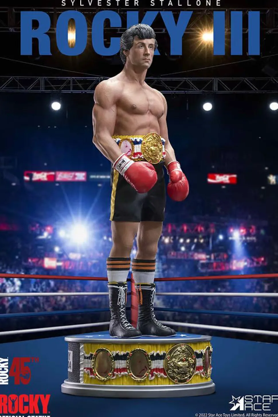 Rocky III - Rocky Balboa Deluxe 1/4 Scale Statue