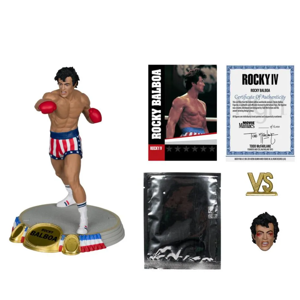 Rocky IV - Rocky Balboa Movie Maniacs 6" Scale PVC Statue