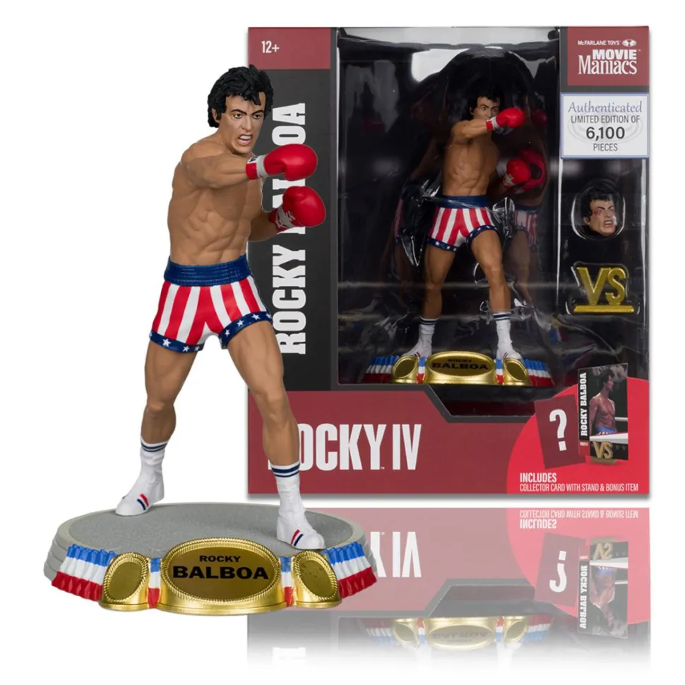 Rocky IV - Rocky Balboa Movie Maniacs 6" Scale PVC Statue