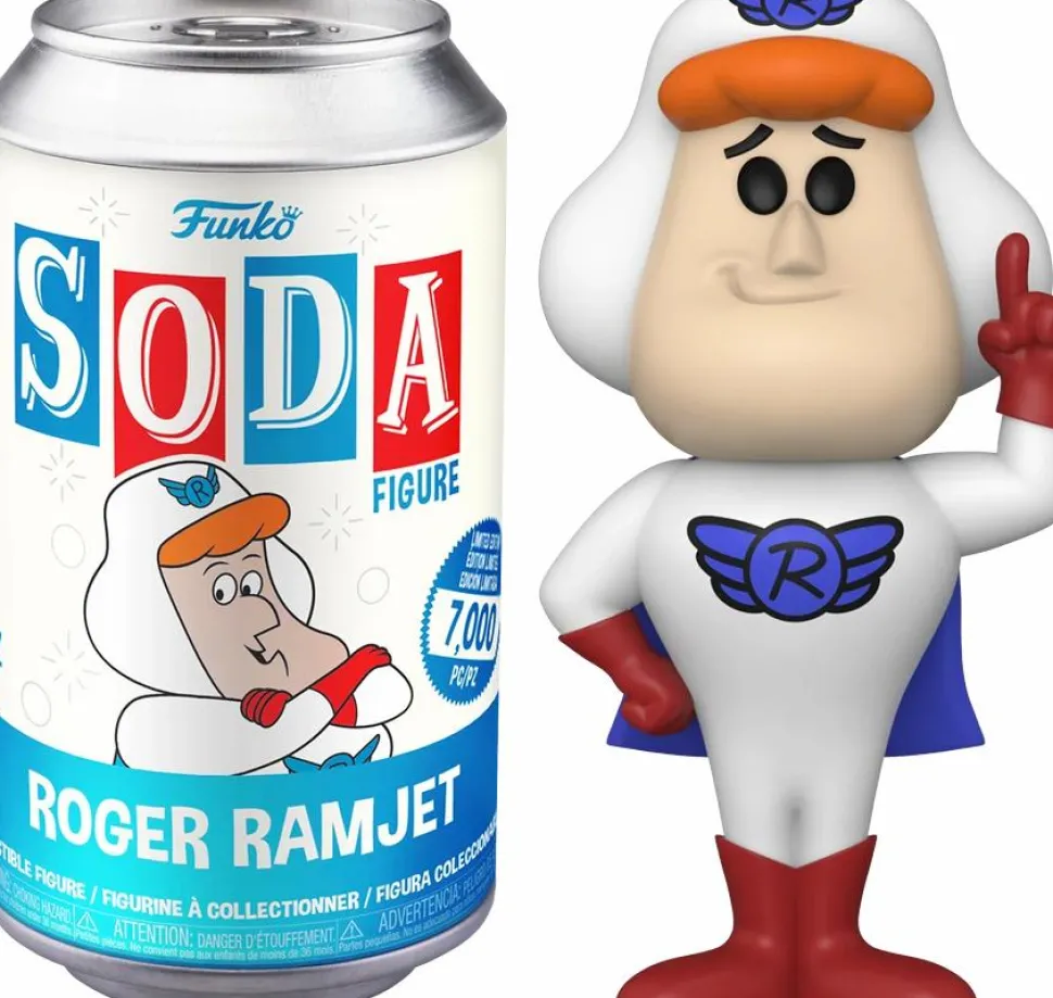 Roger Ramjet - Roger Ramjet Vinyl SODA Figure in Collector Can (International Edition)
