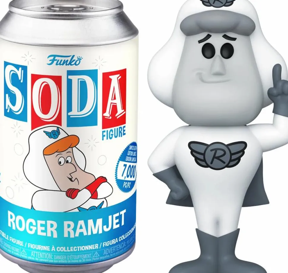 Roger Ramjet - Roger Ramjet Vinyl SODA Figure in Collector Can (International Edition)