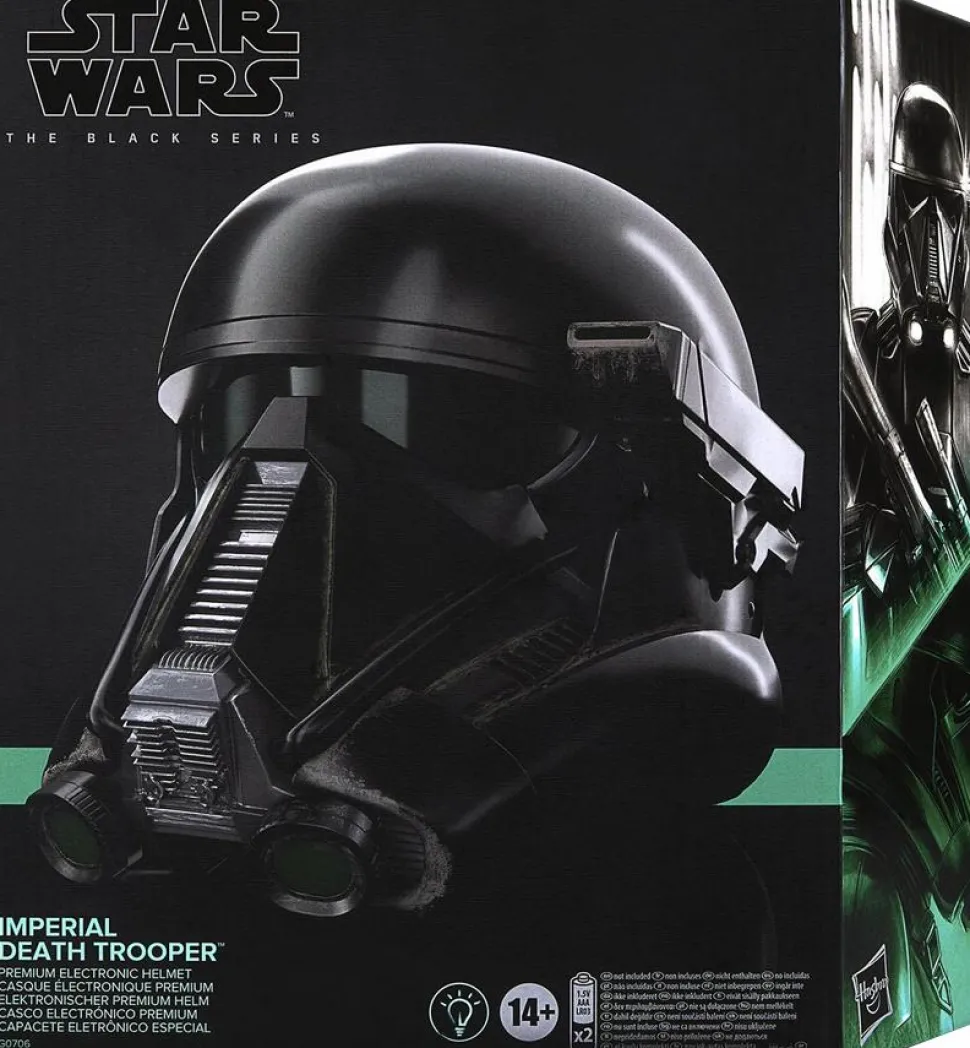 Rogue One: A Star Wars Story - Imperial Death Trooper Electronic Helmet Black Series 1:1 Scale Life-Size Prop Replica