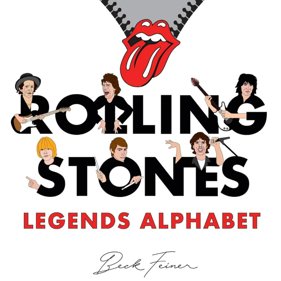 Rolling Stones - Legends Alphabet Hardcover Book