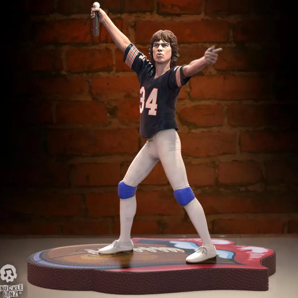 Rolling Stones - Mick Jagger US Tour '81 (Black Jersey) 8.5" Statue