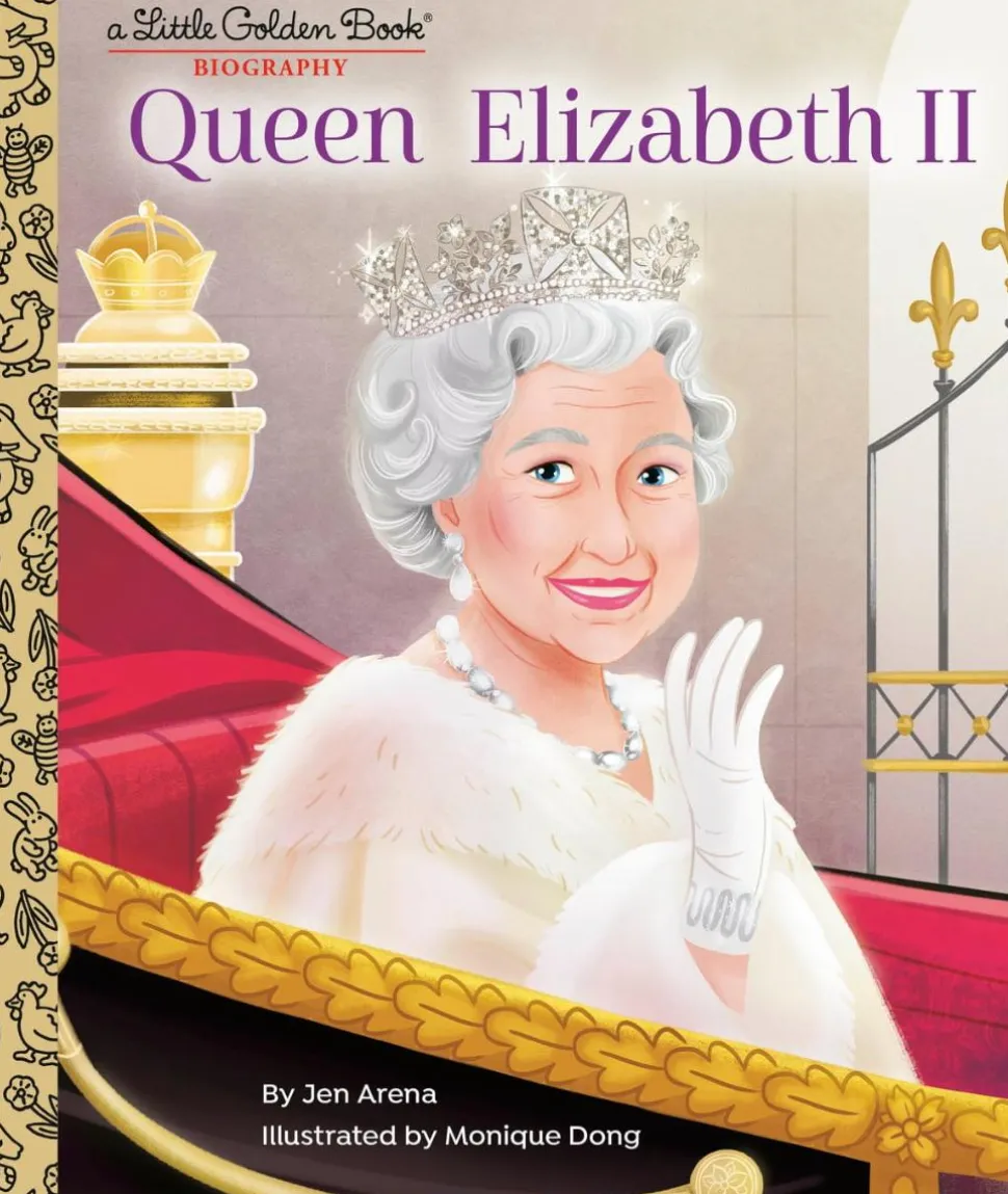 Royal Family - Queen Elizabeth II Little Golden Book Biography Hardcover Book