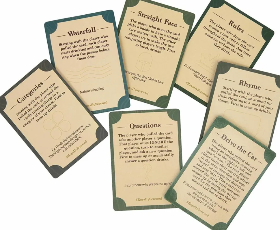 Royally Screwed - Drinking Card Game