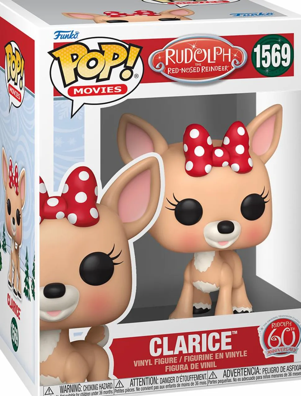 Rudolph the Red Nosed Reindeer: 60th Anniversary - Clarice Pop! Vinyl Figure