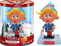 Rudolph the Red Nosed Reindeer - Hermey Wacky Wobbler Bobble Head