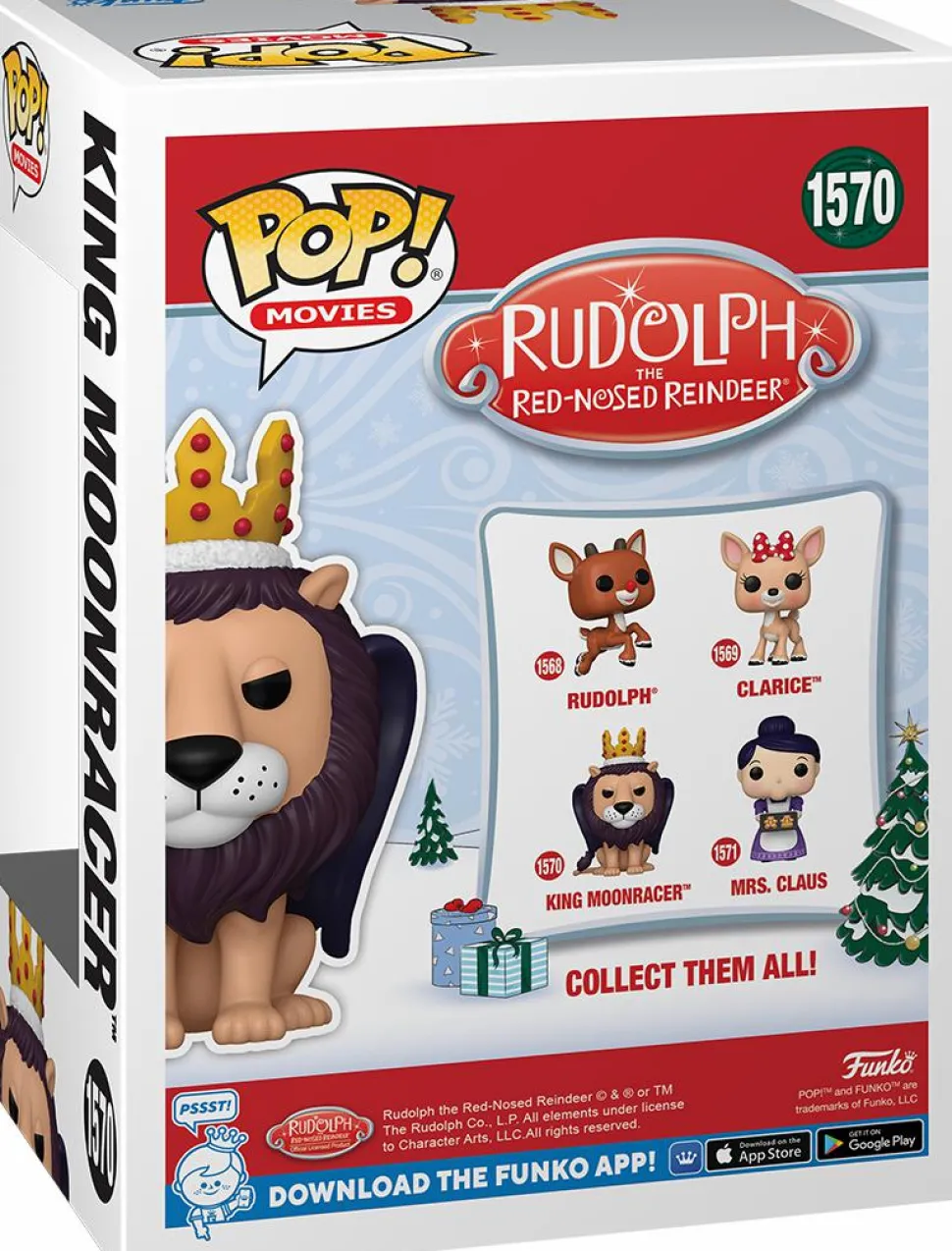 Rudolph the Red Nosed Reindeer: 60th Anniversary - King Moonracer Pop! Vinyl Figure
