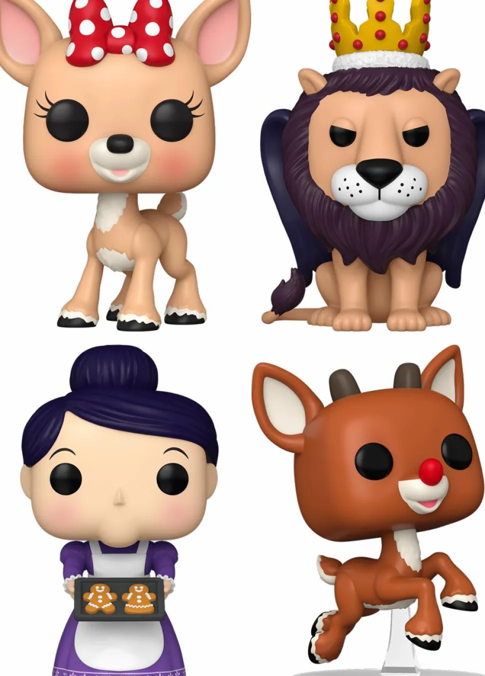Rudolph the Red Nosed Reindeer: 60th Anniversary - Christmas Town Pop! Vinyl Bundle (Set of 4)