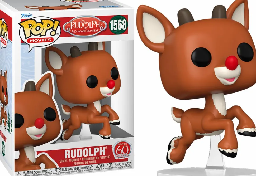Rudolph the Red Nosed Reindeer: 60th Anniversary - Christmas Town Pop! Vinyl Bundle (Set of 4)